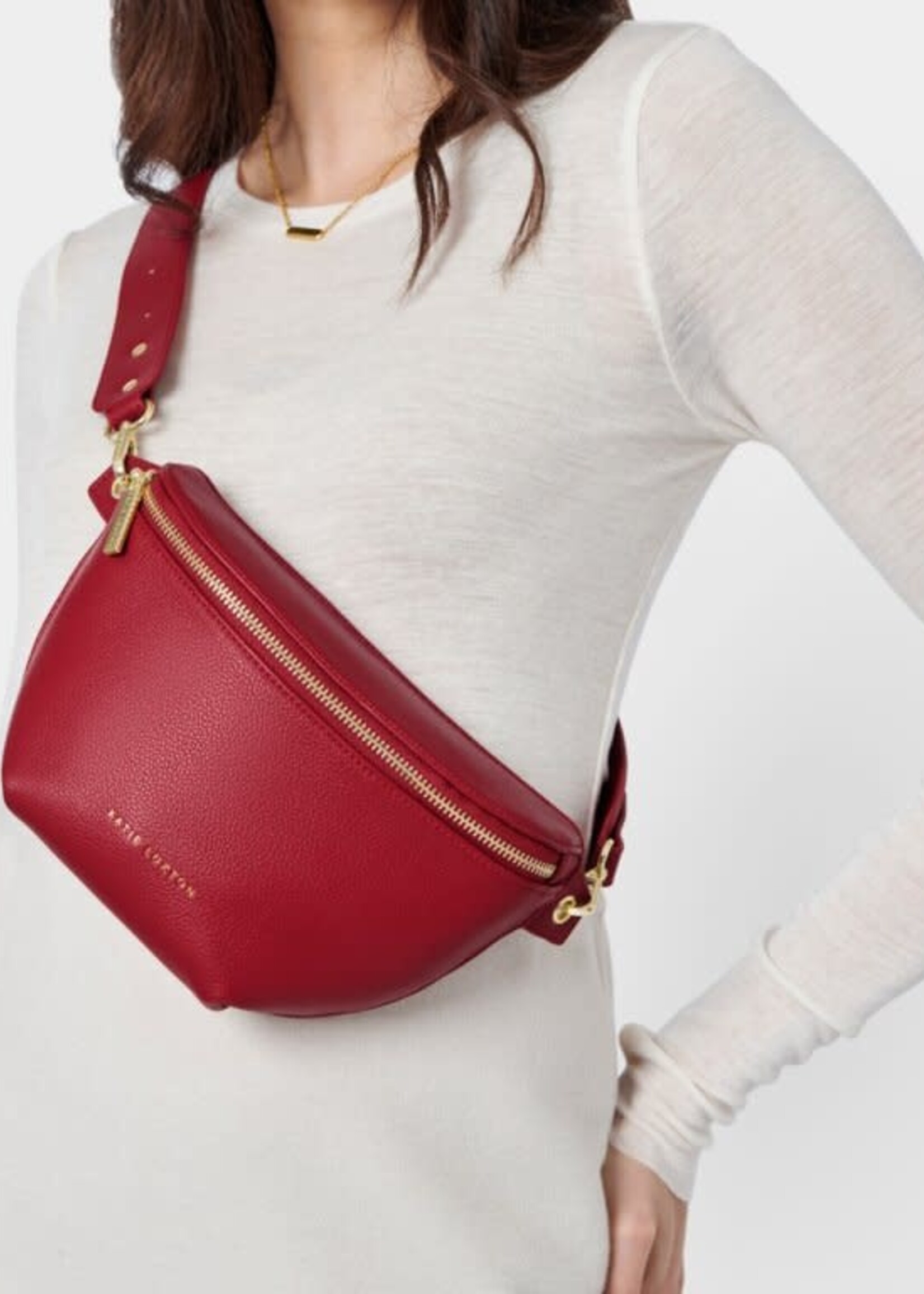 Katie Loxton Maya Belt Bag Garnet Red
