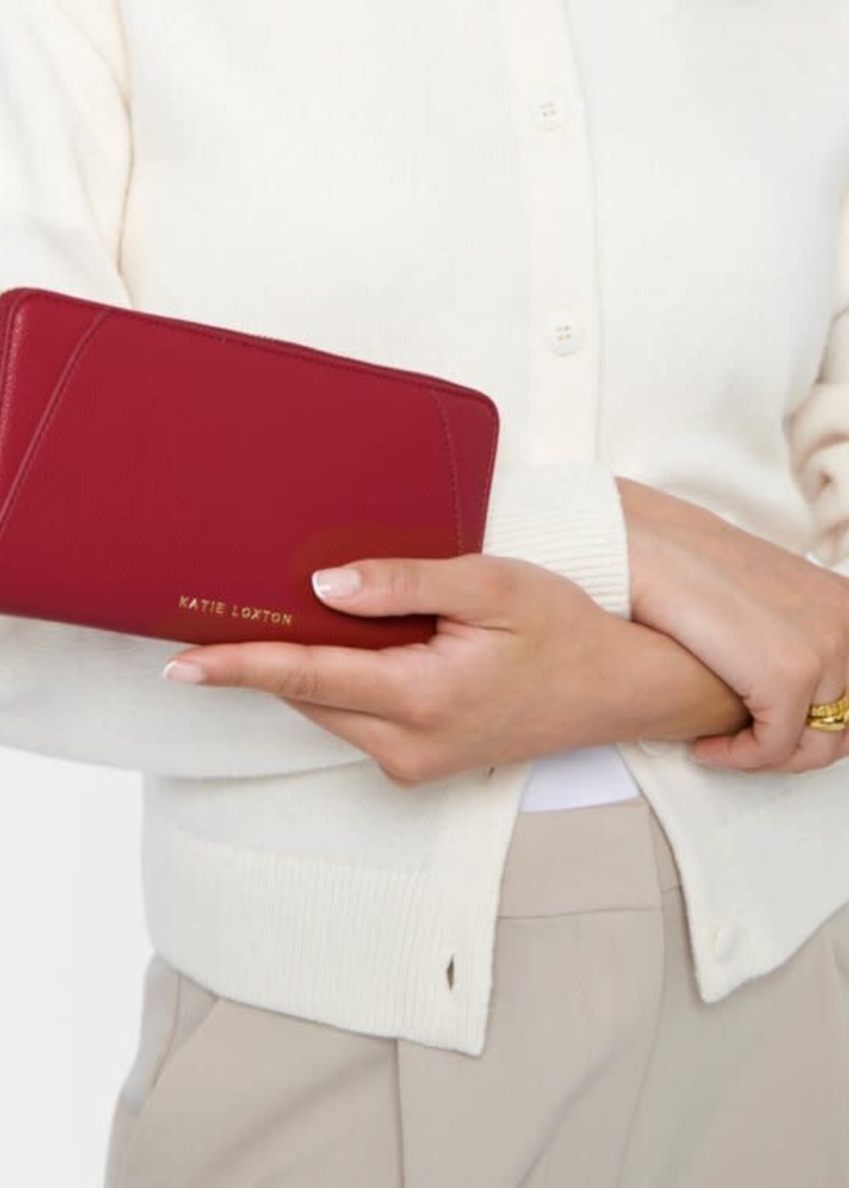 Katie Loxton Hana Wallet Garnet Red