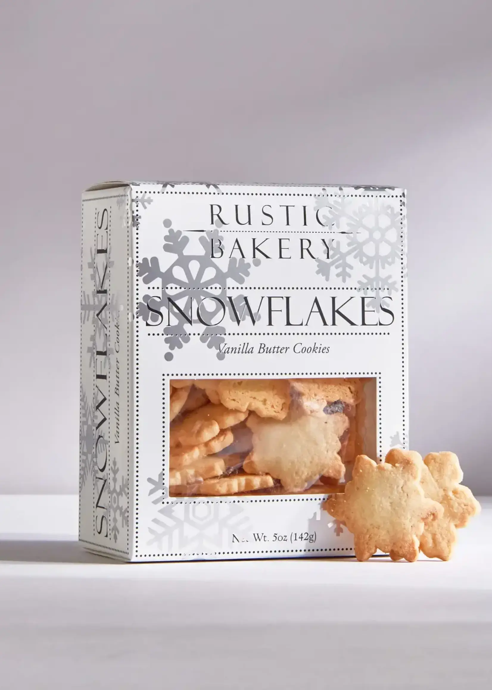 Rustic Bakery Vanilla Snowflakes Cookies  Christmas Hanukkah