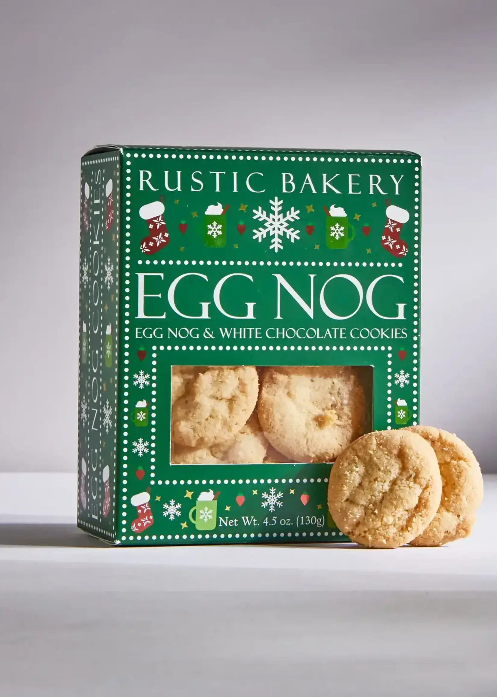 Rustic Bakery Egg Nog Cookies Christmas