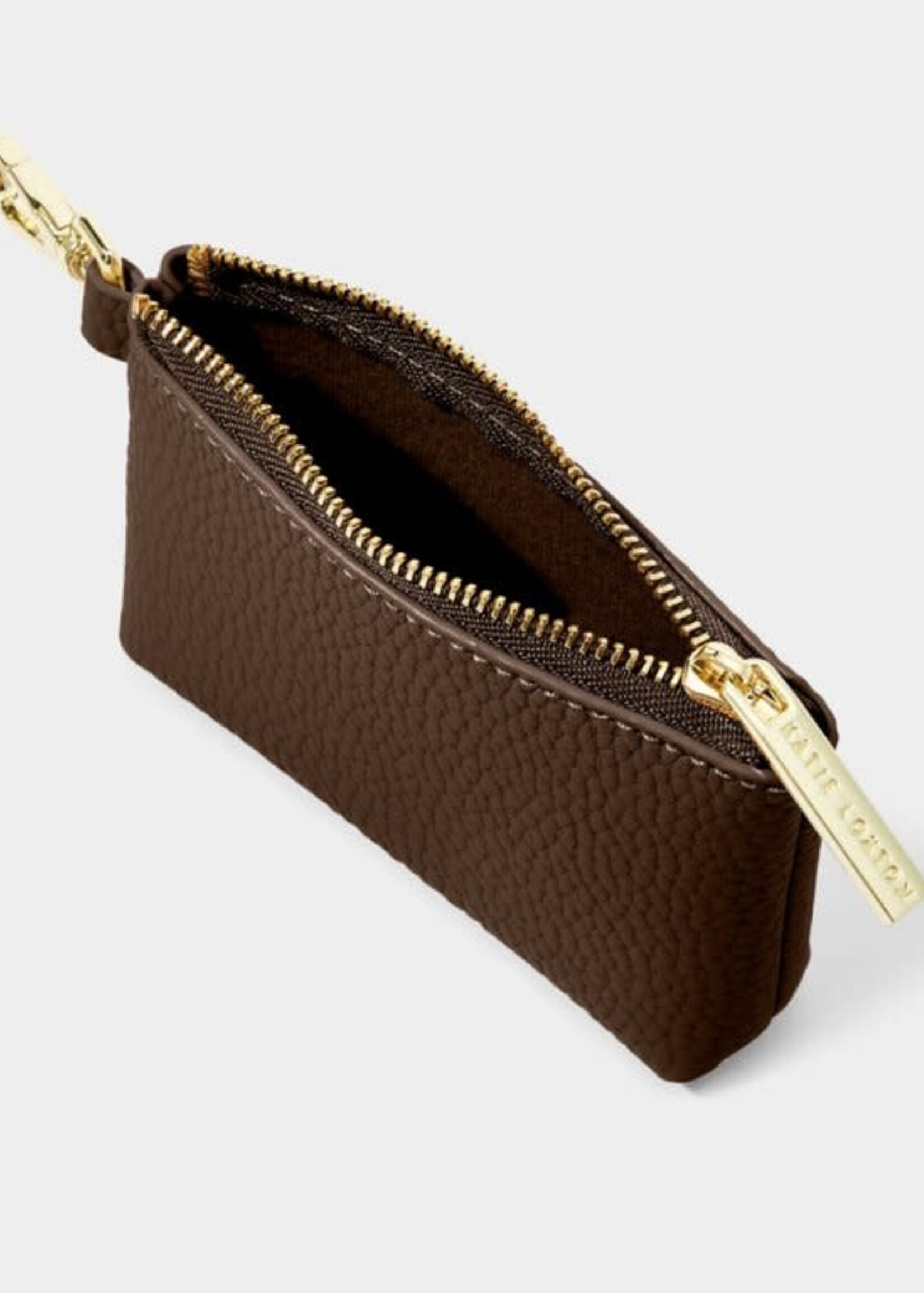Katie Loxton Evie Clip-On Coin Wallet | Chocolate