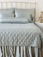 Bella Notte Bella Notte Luna Queen Coverlet Mineral