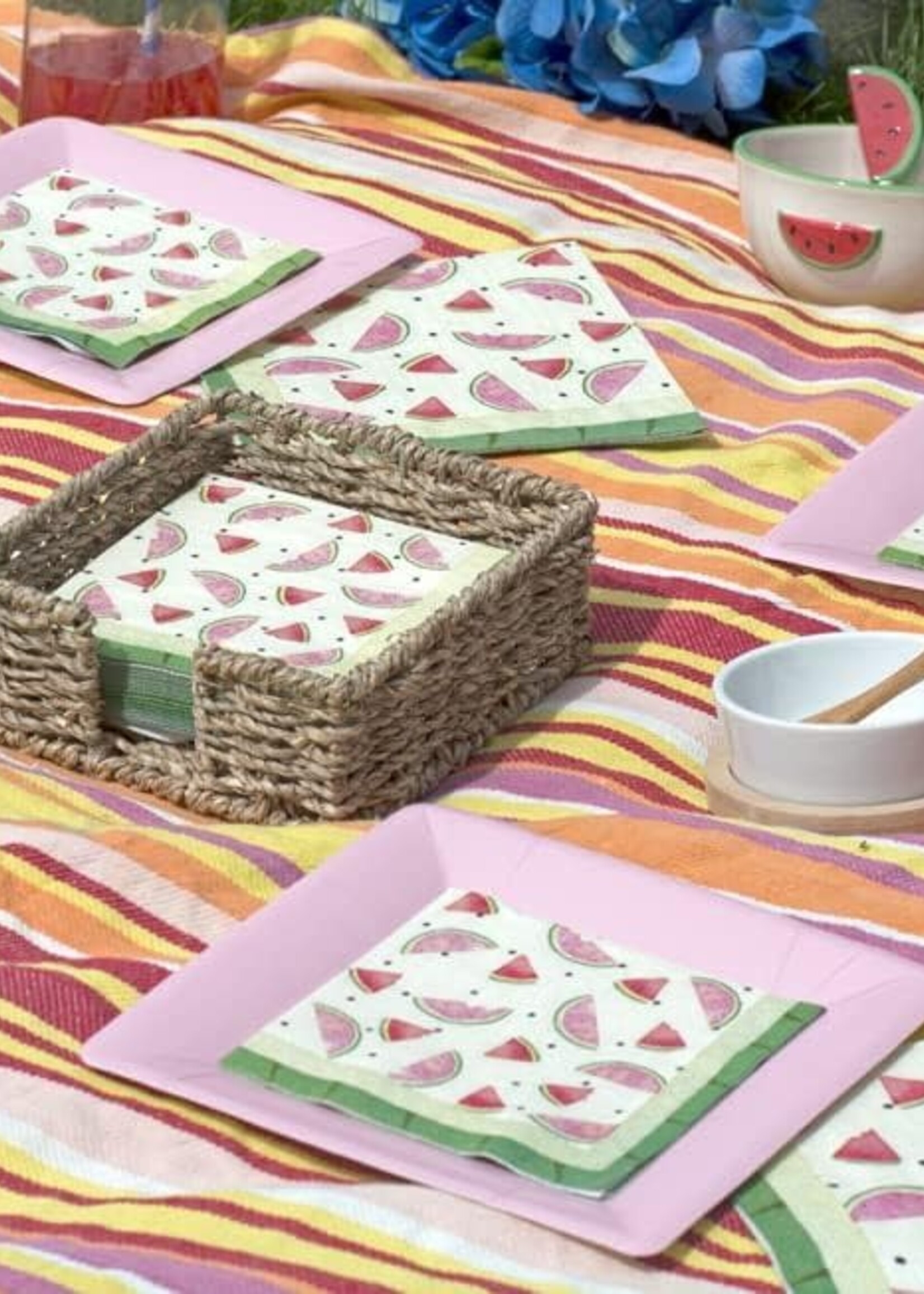 Boston International Cocktail Napkin Holder Caddy, Seagrass