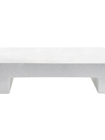 Santa Barbara Design Studio 8" White Textured Pedestal