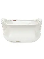 Creative Co-op White Terracotta Cachepot