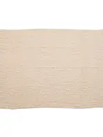 Creative Co-op Cotton Throw w Fringe, Cream