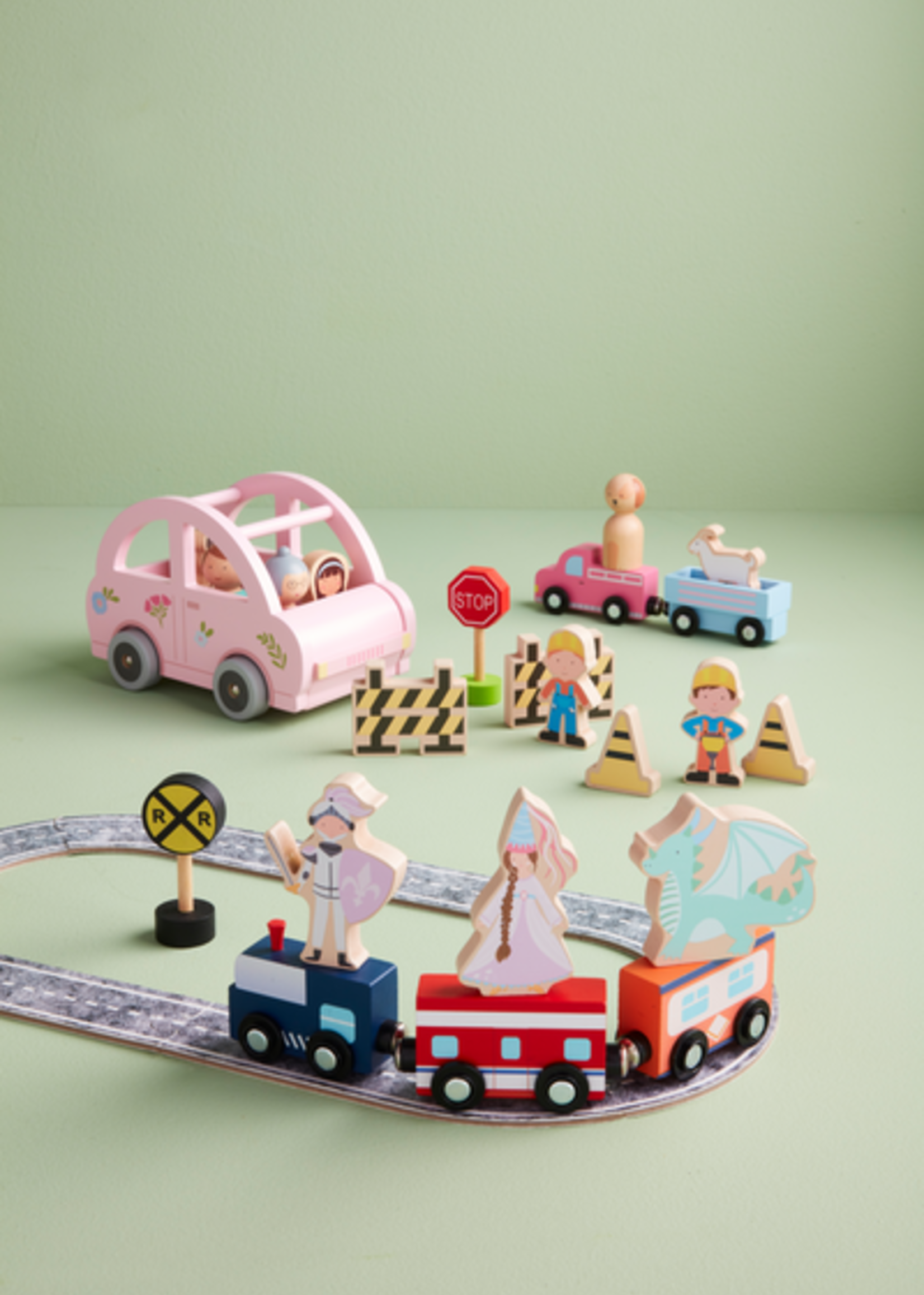Mud Pie Construction Wood Toy Set