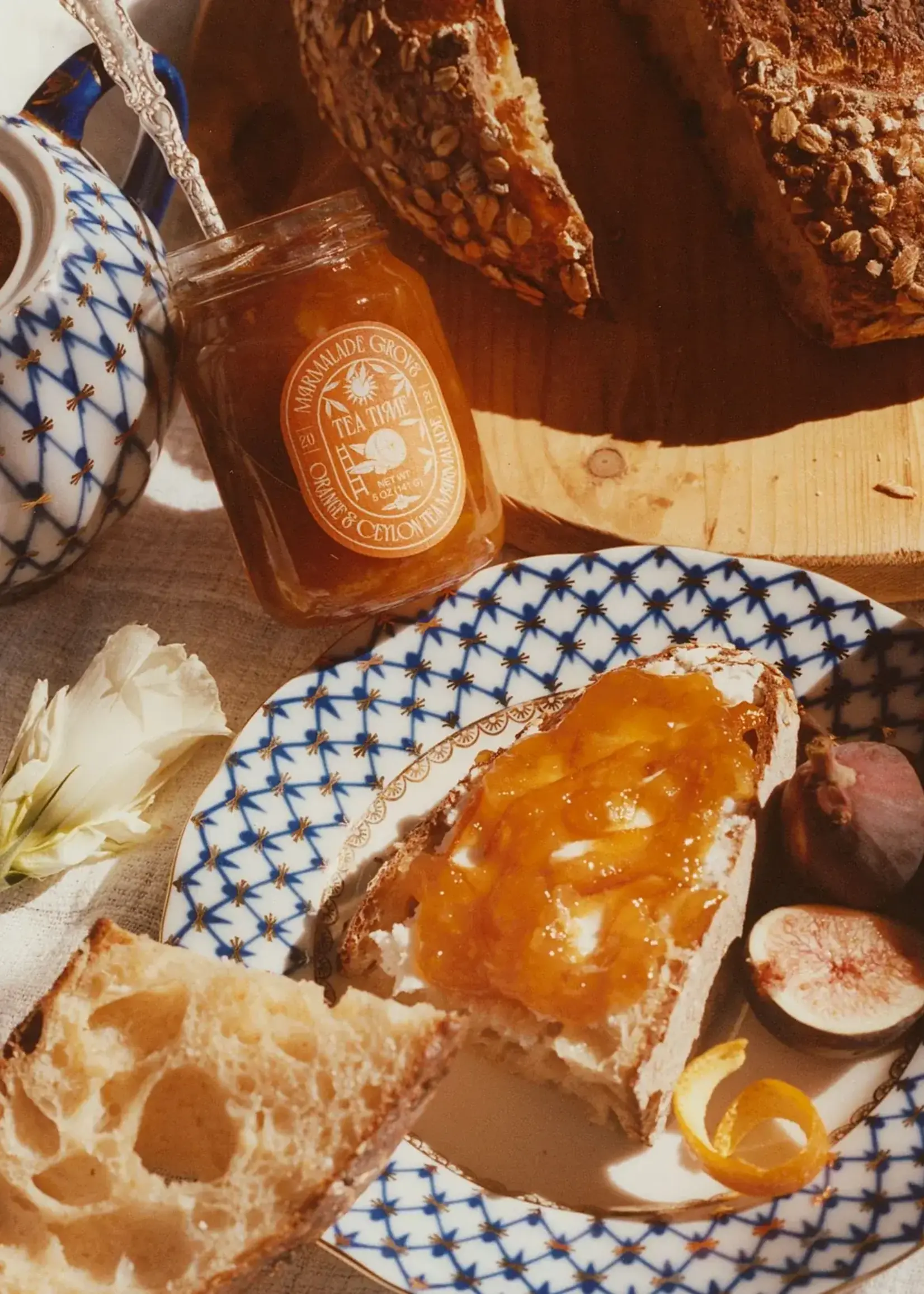 "Tea Time" Navel Orange & Ceylon Tea Marmalade 5oz