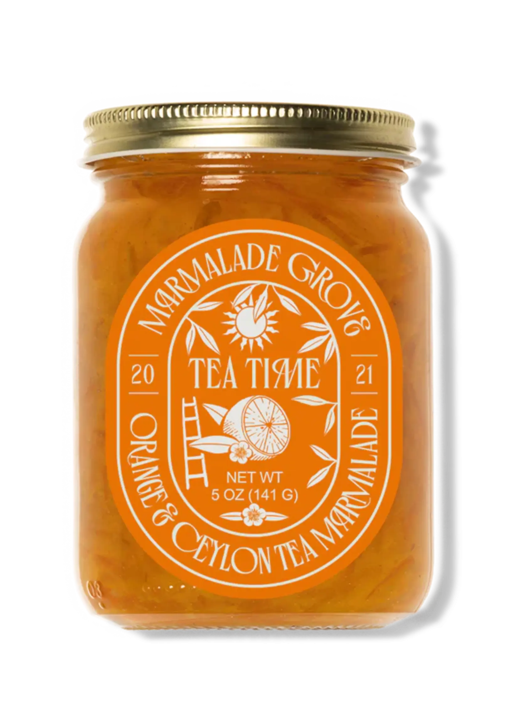 "Tea Time" Navel Orange & Ceylon Tea Marmalade 5oz
