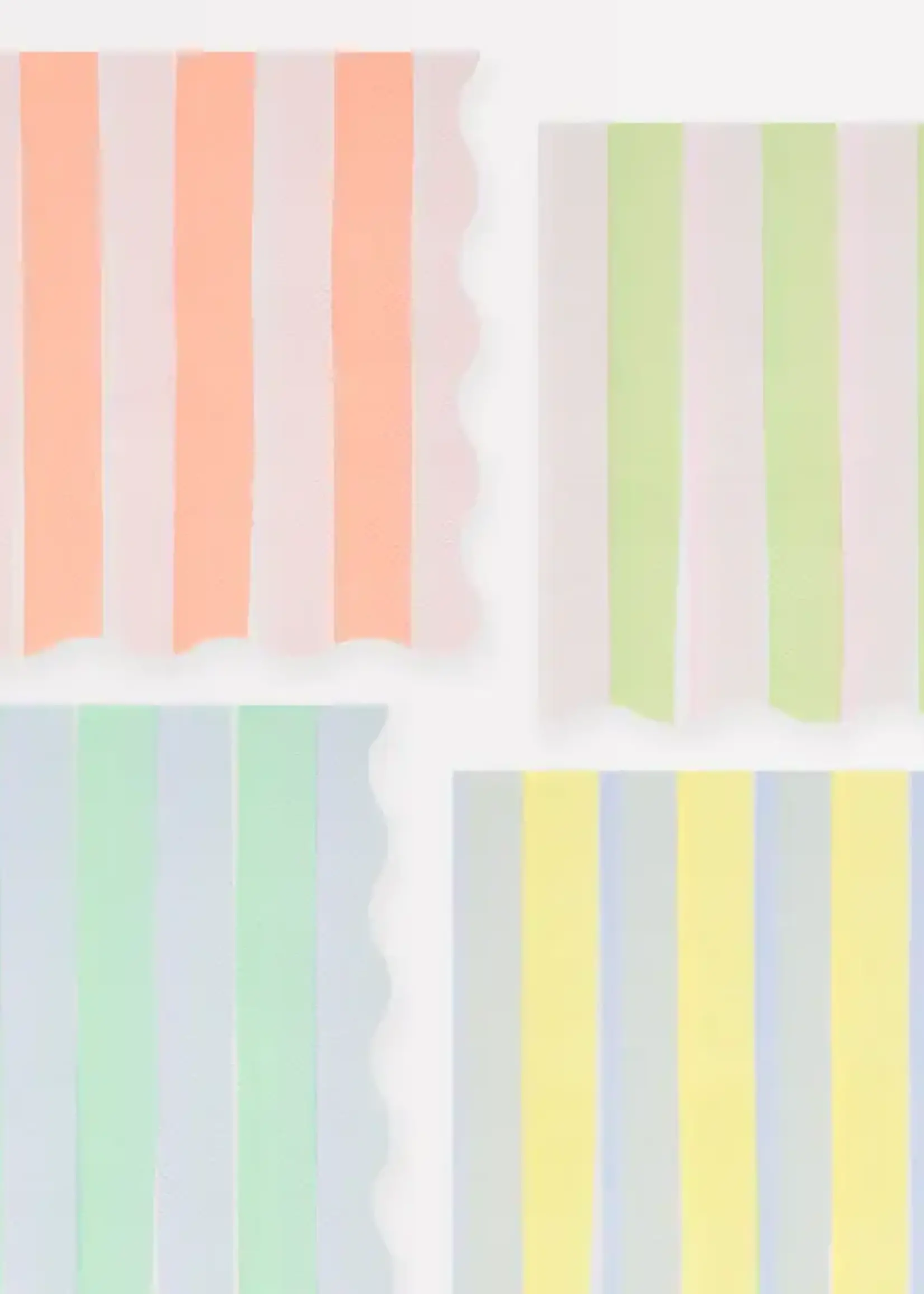 Meri Meri Pastel Stripe Large Napkins