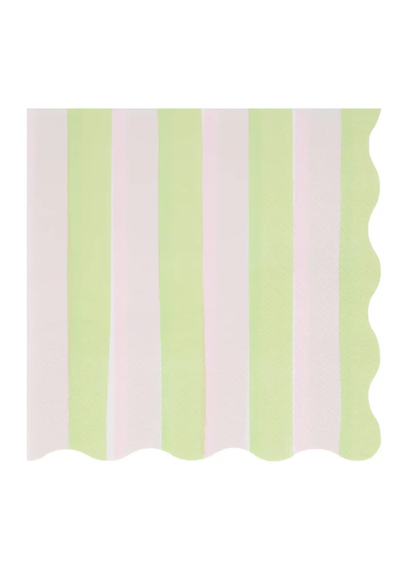Meri Meri Pastel Stripe Large Napkins