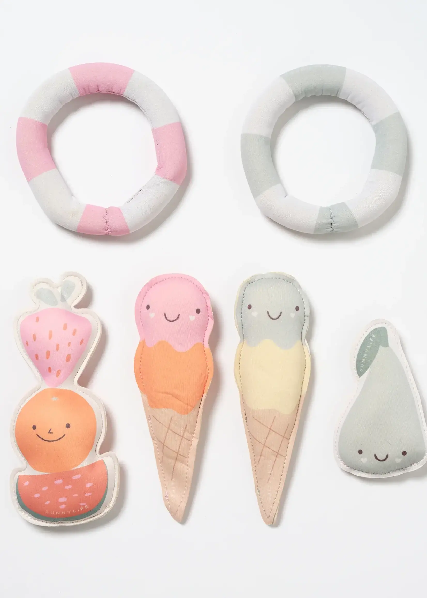 Sunnylife S51DBML6 Dive Buddies Cotton Candy Multi Set of 6