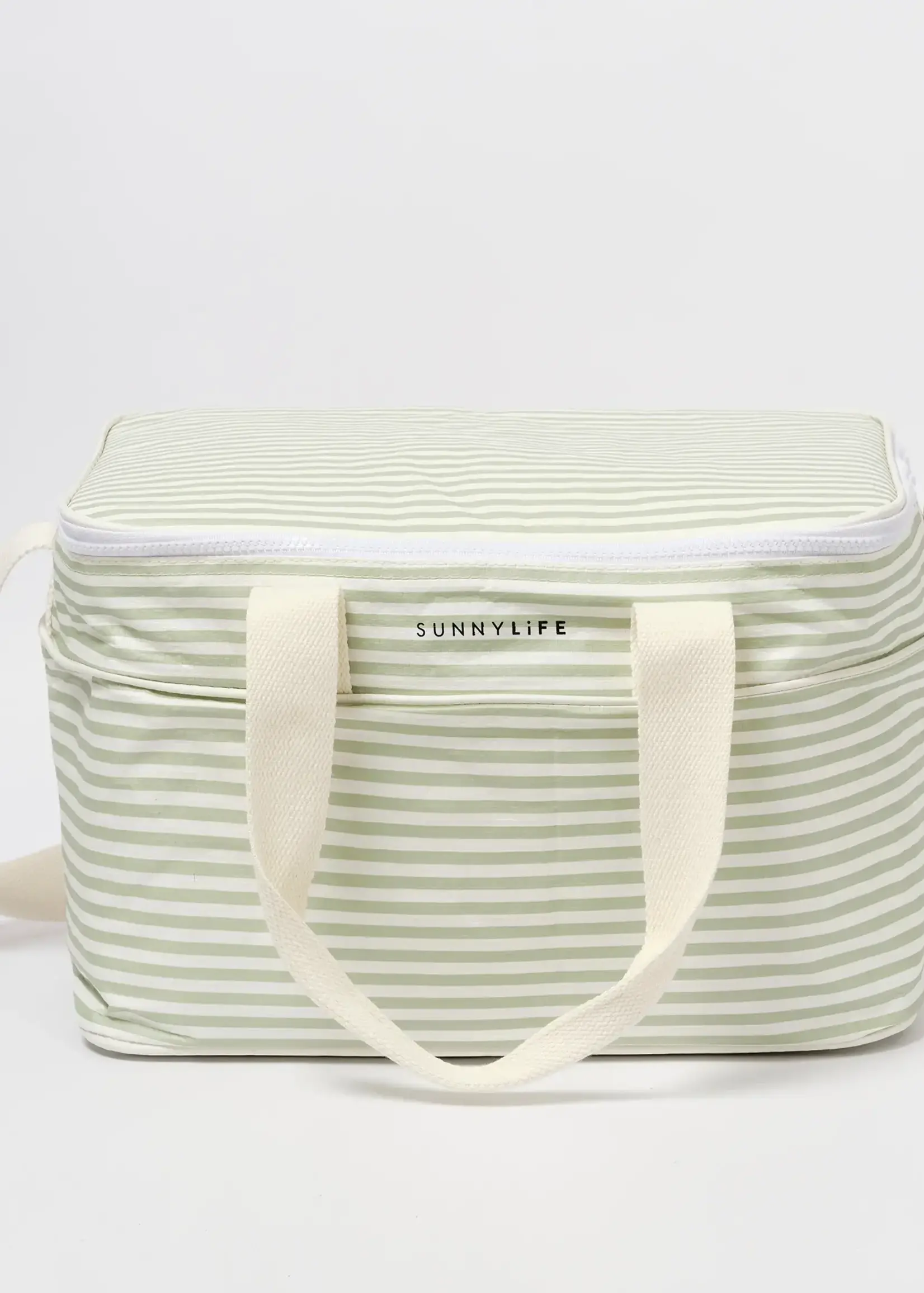 Sunnylife S51NCBWS Light Cooler Bag La Palma Sage Stripe