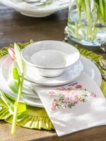Arte Italica Arte Italica - Pear Round Ruffle Velvet Placemat - P834
