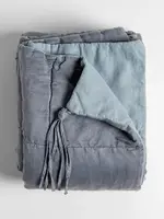 Bella Notte Bella Notte - Taline Bed End Blanket, TAHOE BLUE - TAL678-10
