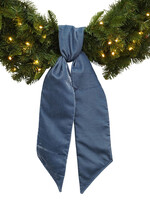 Farrisilk Farrisilk - WREATH SASH STEEL BLUE "4.5"X54"" - RK720-17
