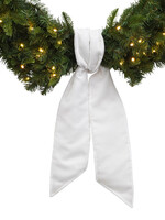 Farrisilk Farrisilk - WREATH SASH WHITE "4.5"X54"" - RK720-43