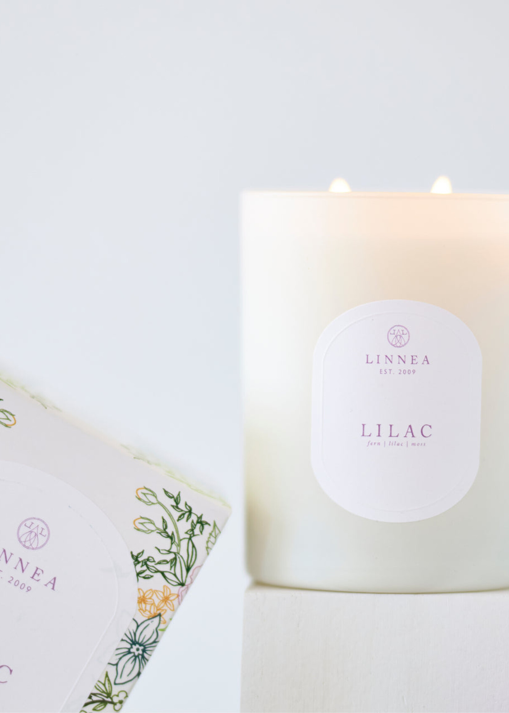 Linnea Linnea Lilac  2-wick Candle