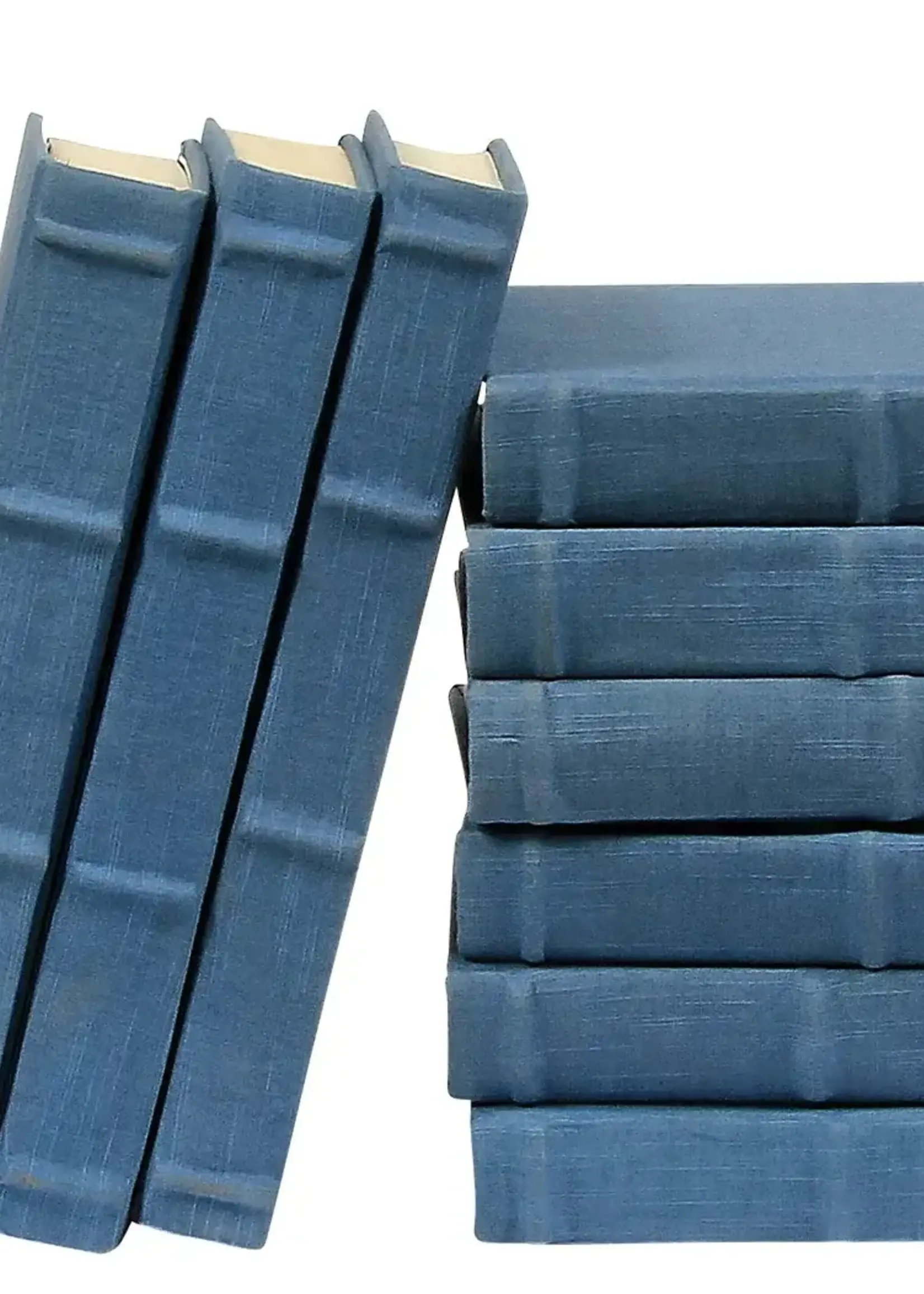 Vellum Home Full Linen Bound Decorative Book, Light Blue | 12 ASST