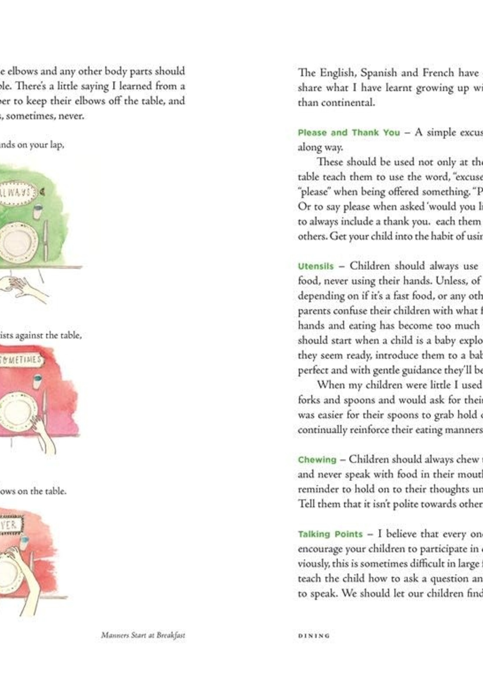 Manners Begin At Breakfast