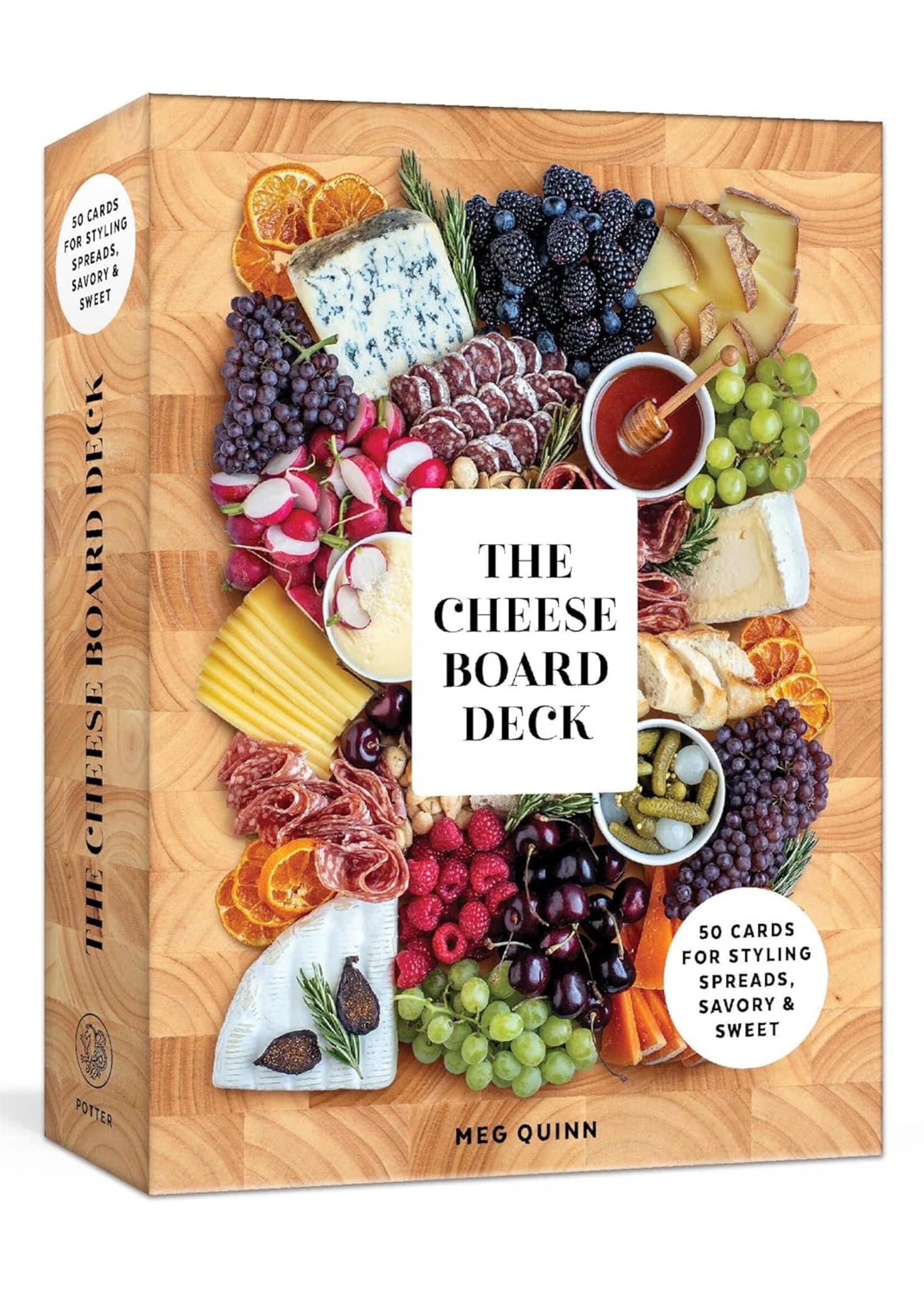The Cheese Board Deck - 50 cards for Styling Spreads, Savory and Sweet