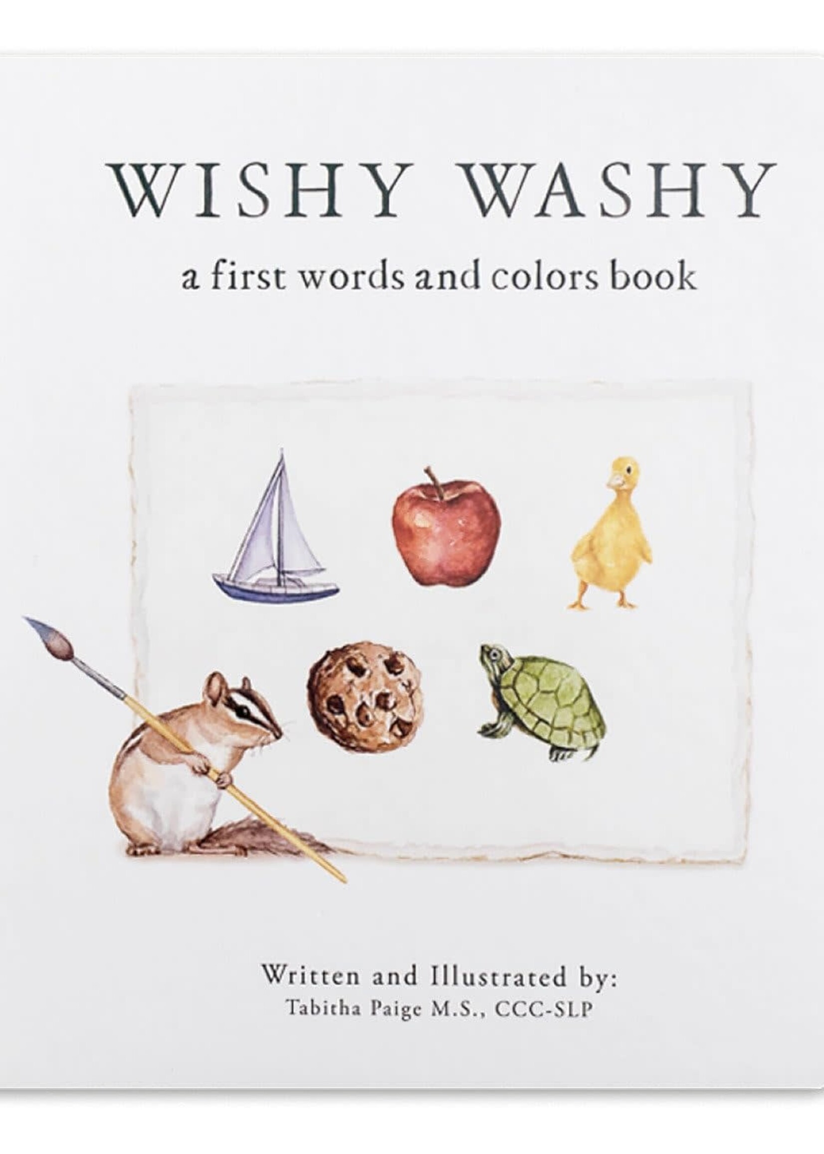 Wishy Washy: A Board Book of First Words and Colors for Growing Minds
