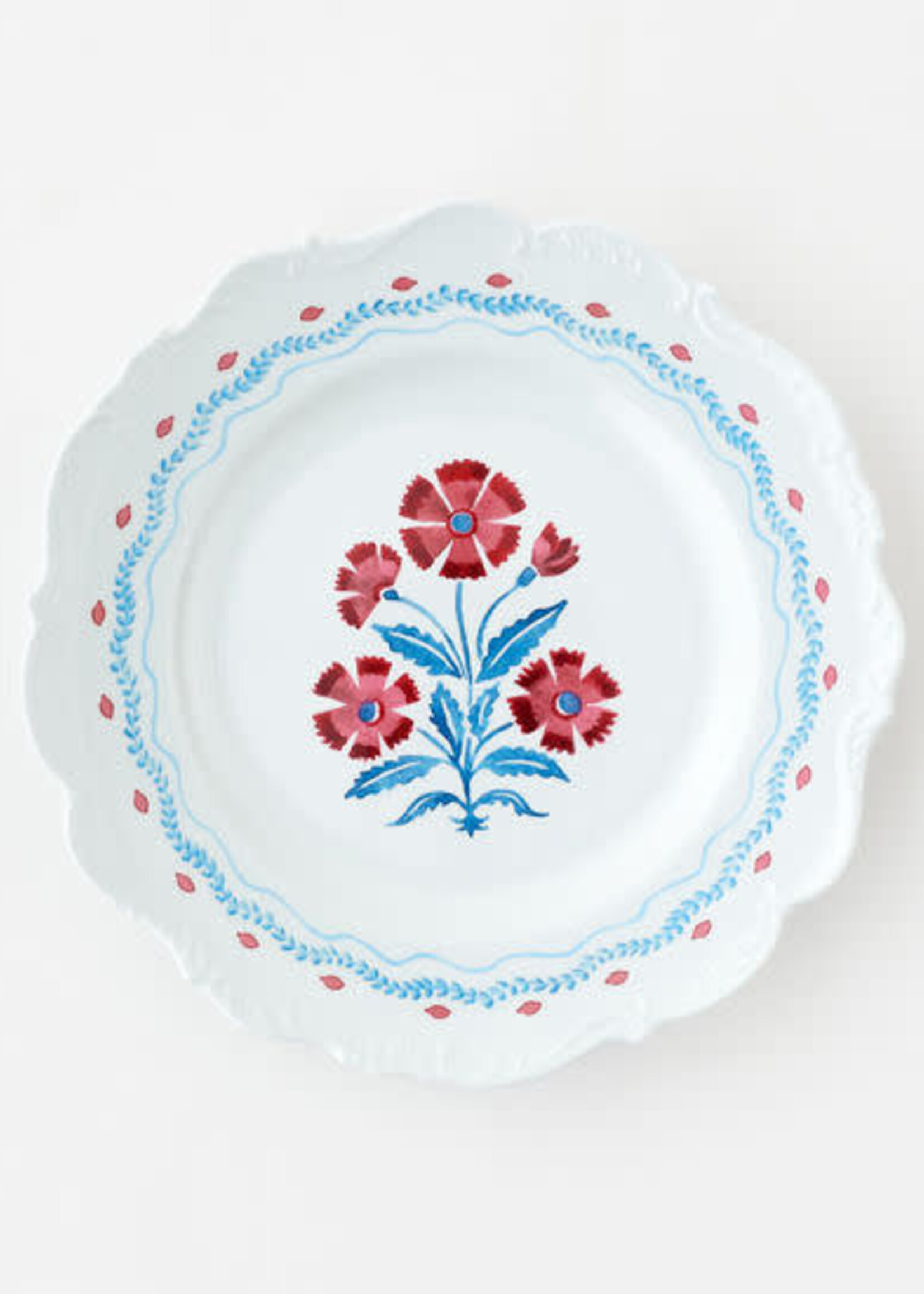 180 Degrees ME0835 Americana Scalloped Plate, Melamine, 9"