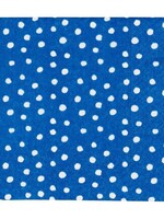 Caspari Caspari - SMALL DOTS ROYAL BLUE - NAPKIN COCKTAIL - 9506C