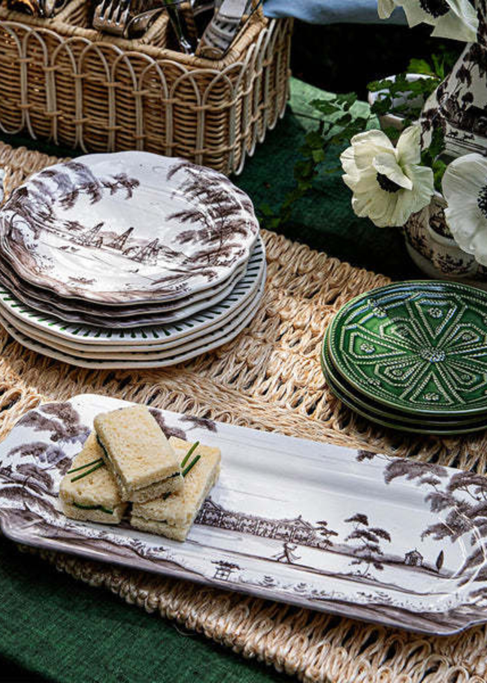 Juliska CE54X/94 Country Estate 15" Hostess Tray - Flint Grey