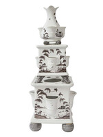 Juliska CE91/94 Country Estate 11.5" Tulipiere Vase- Flint Grey
