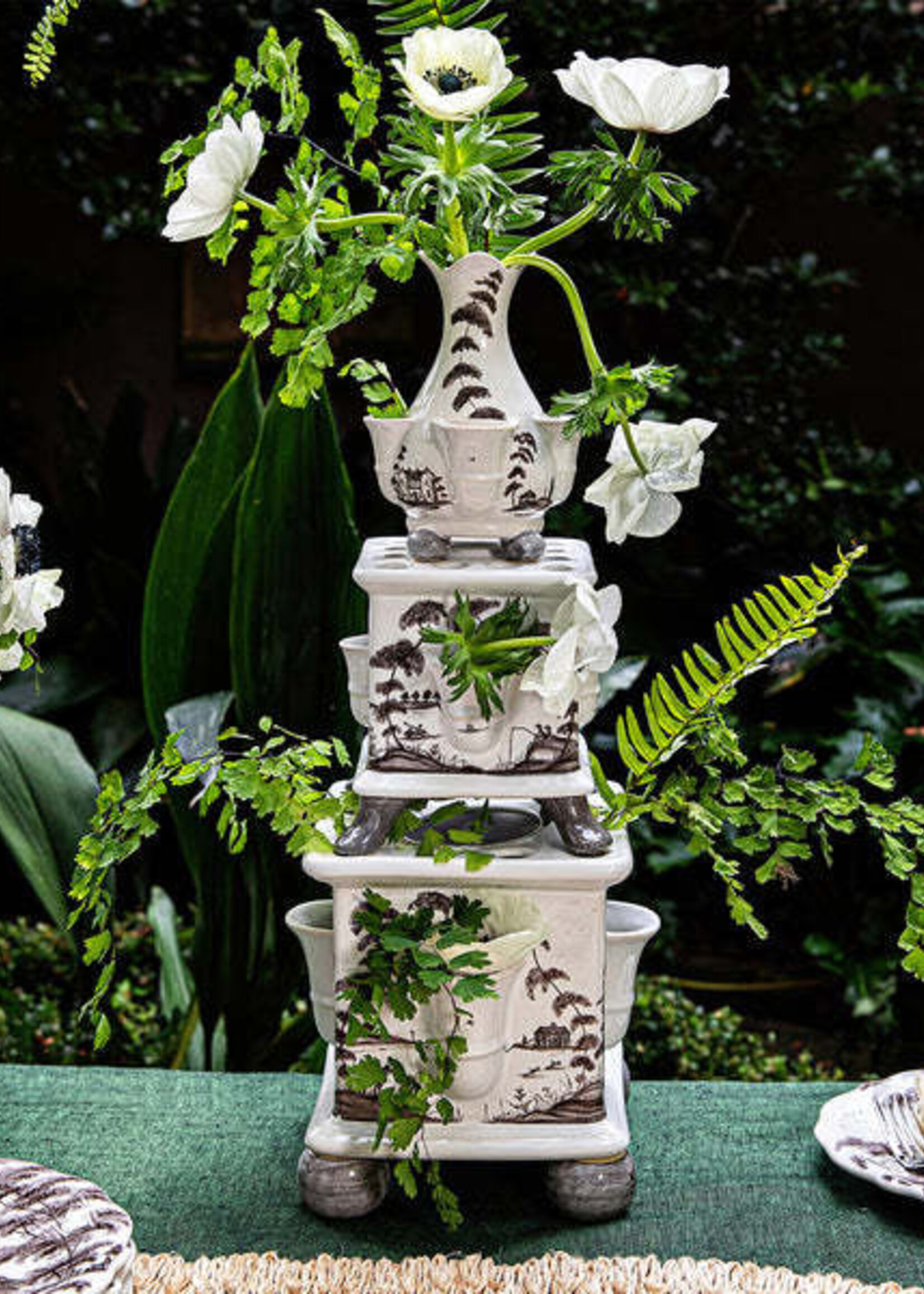 Juliska CE91/94 Country Estate 11.5" Tulipiere Vase- Flint Grey