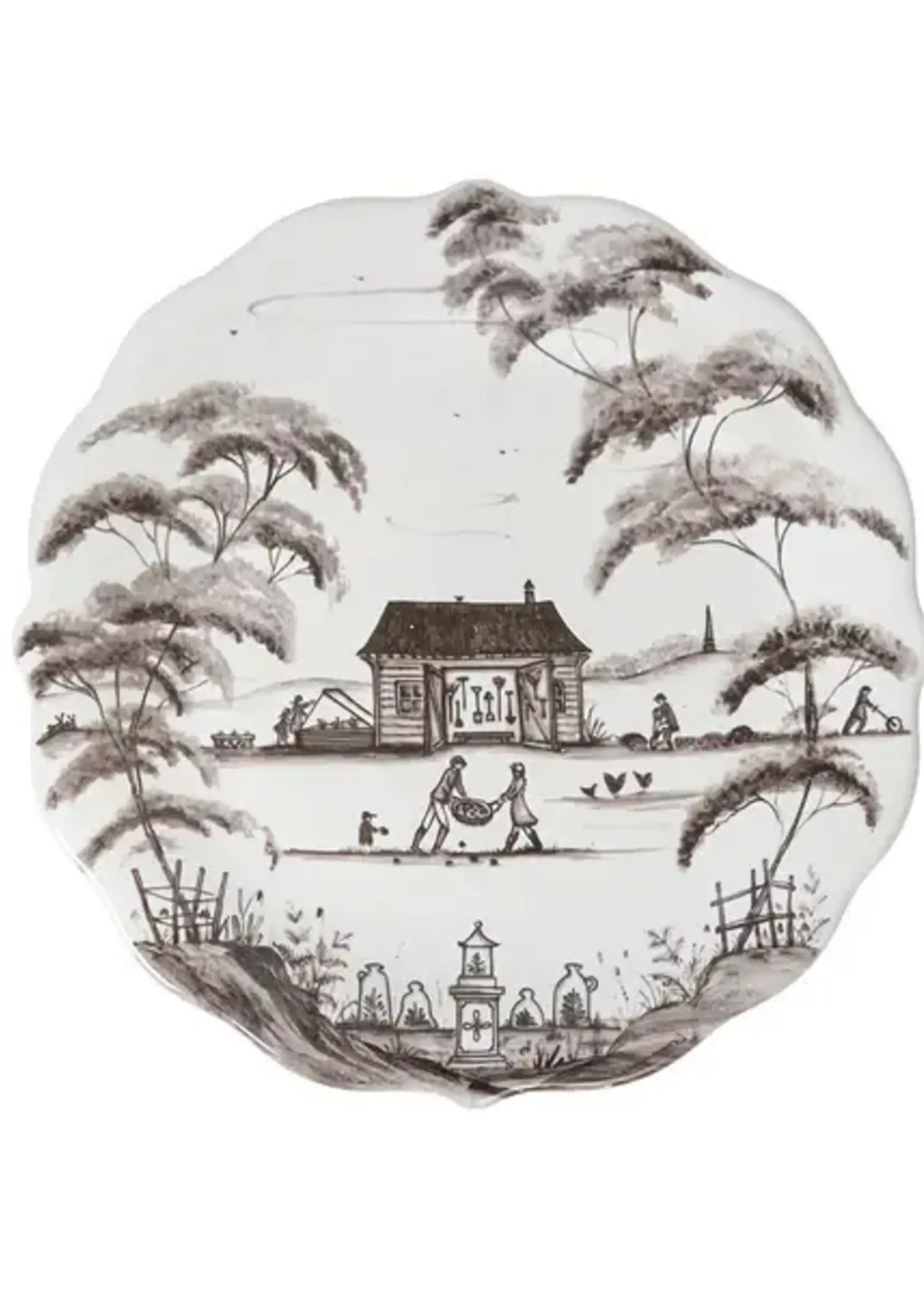 Juliska Country Estate Party Plate Assorted - Flint Grey