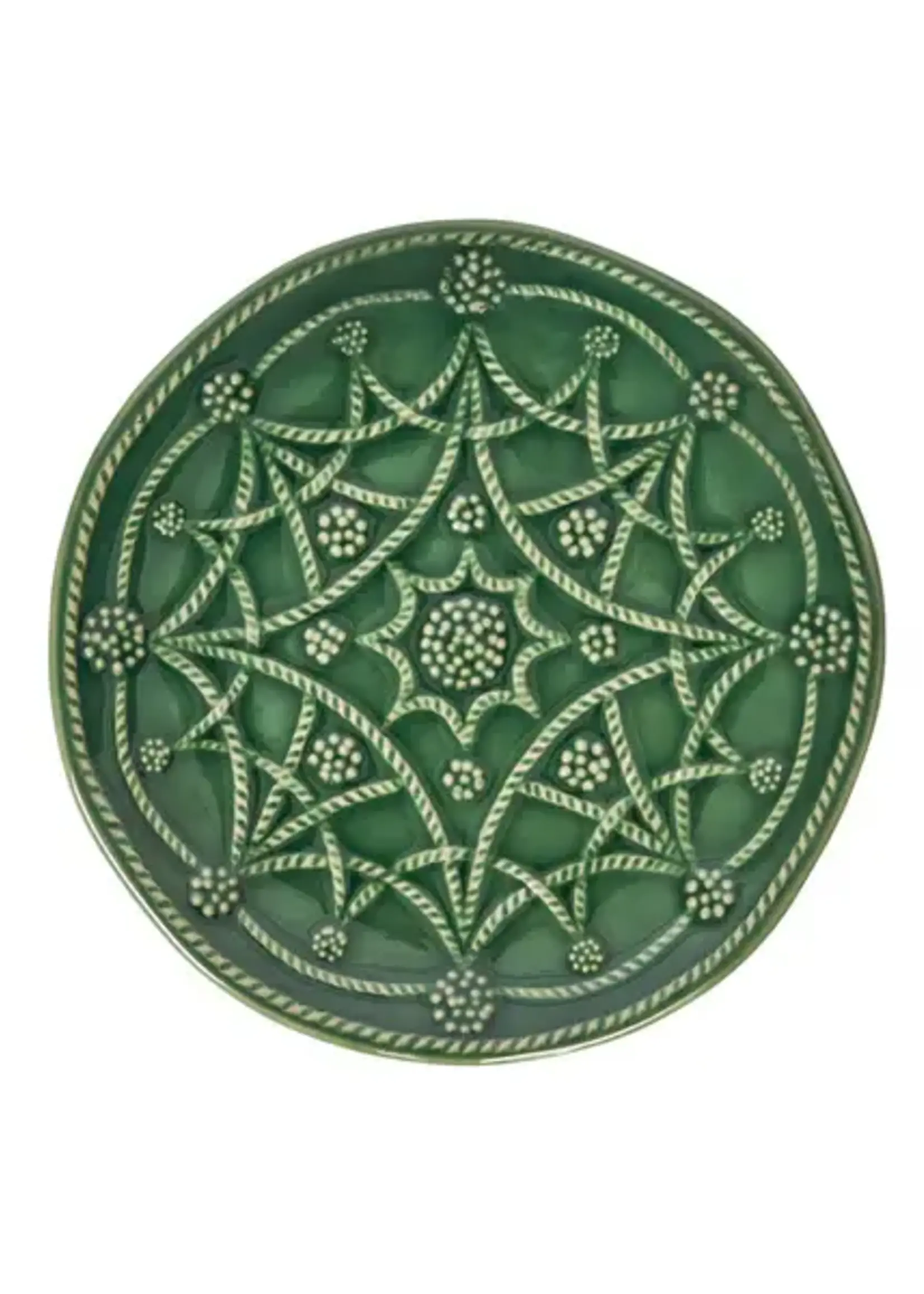 Juliska JMX103S4/29 Jardins Du Monde Side/Cocktail Plate 4 Asst- Basil