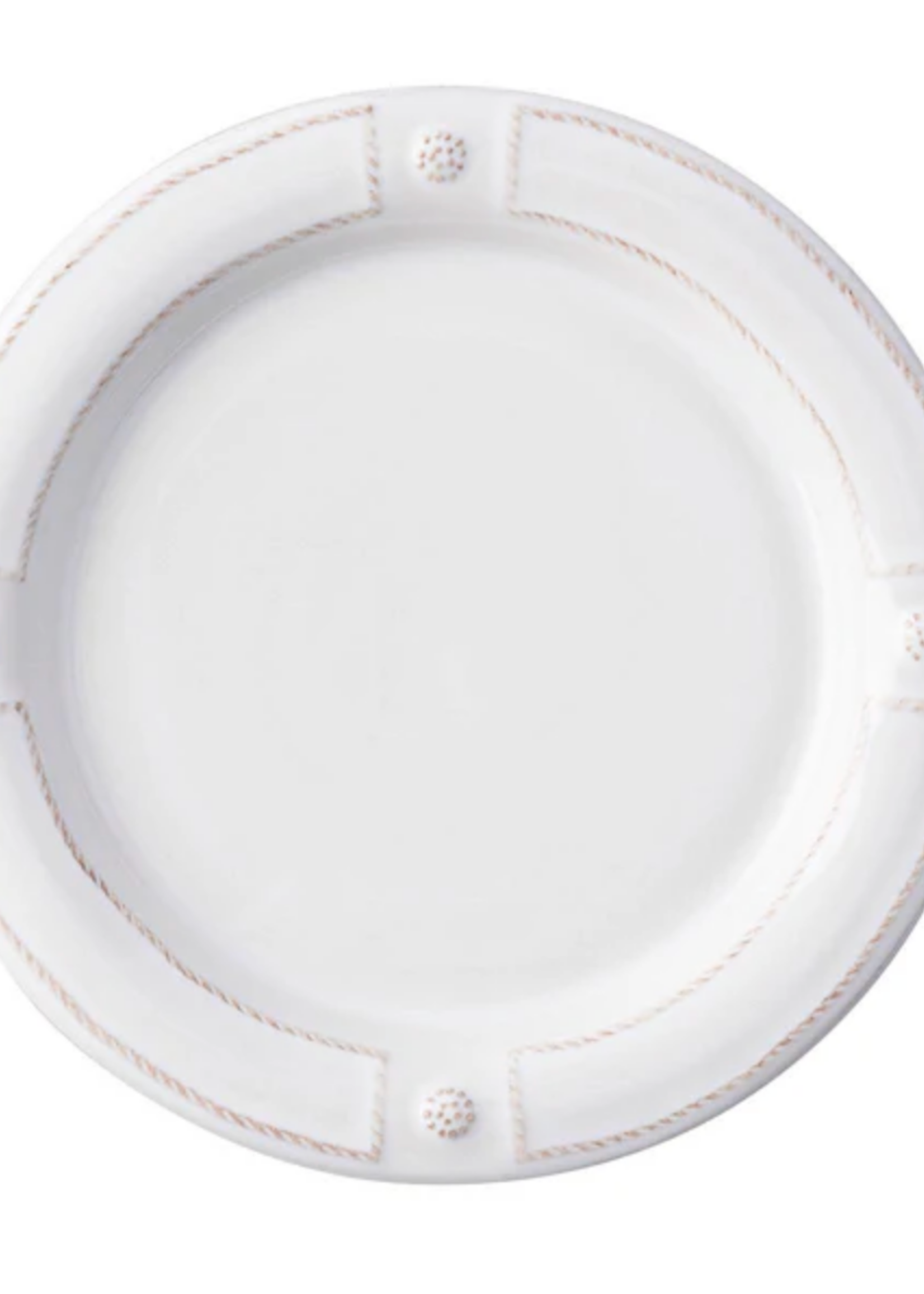 Juliska Juliska - Berry & Thread French Panel Whitewash Dinner Plate B and T French Panel Whitewash Dinner Plate - JB01/W