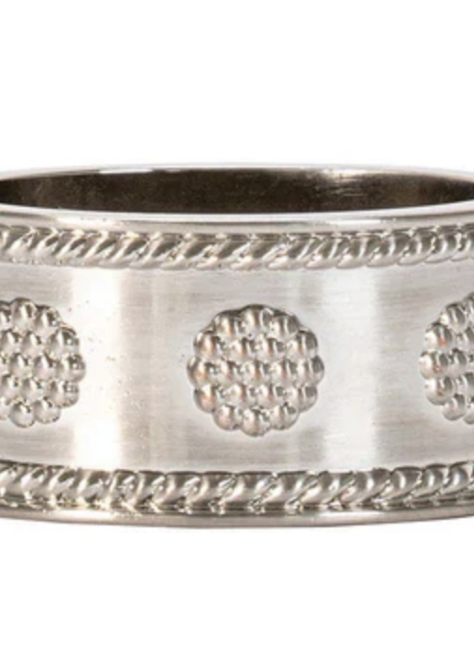 Juliska Juliska - Berry & Thread Metal Napkin Ring Berry and Thread Silver Napkin Ring - LR10/57