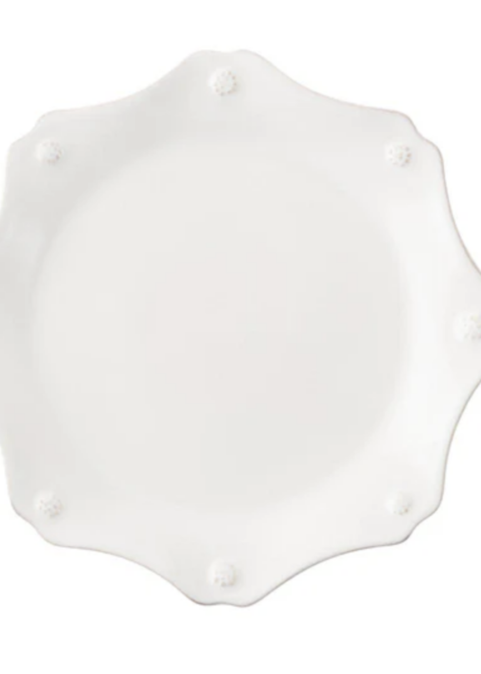 Juliska Juliska - Berry & Thread Whitewash Scallop Dessert/Salad Plate B and T Whitewash Scallop Dessert,Salad Plate - JDSS/W