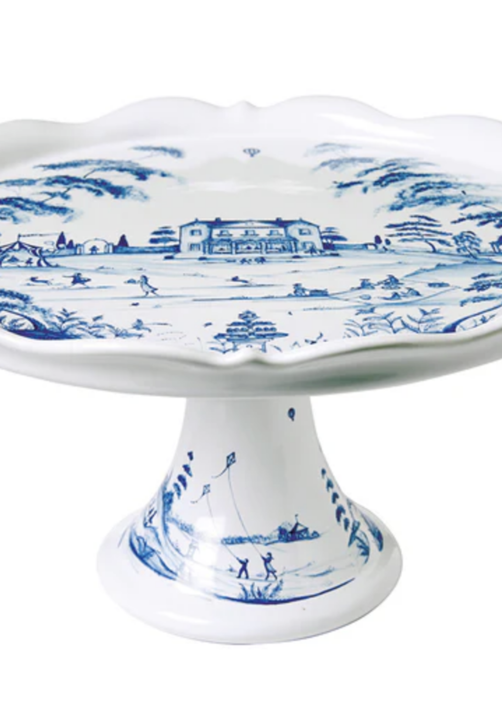 Juliska Juliska - Country Estate Delft Blue Cake Stand Fete Country Estate Delft Blue Cake Stand Fete - CE18X/44