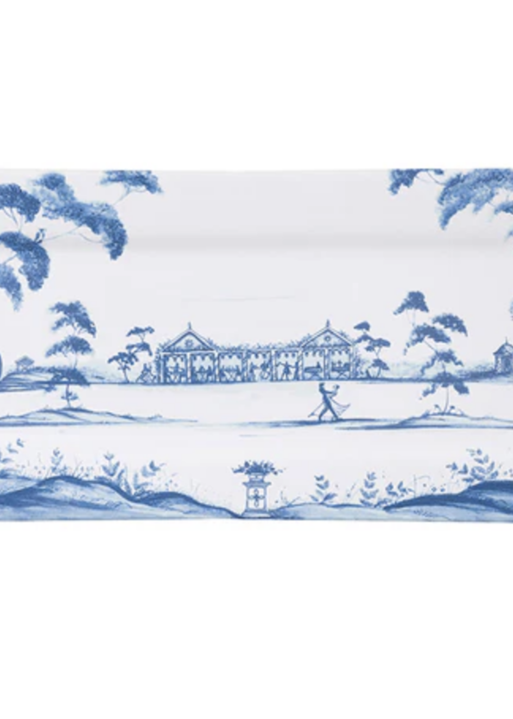 Juliska Juliska - Country Estate Delft Blue Hostess Tray Garden Party CE Delft Blue Hostess Tray Garden Party - CE54/44