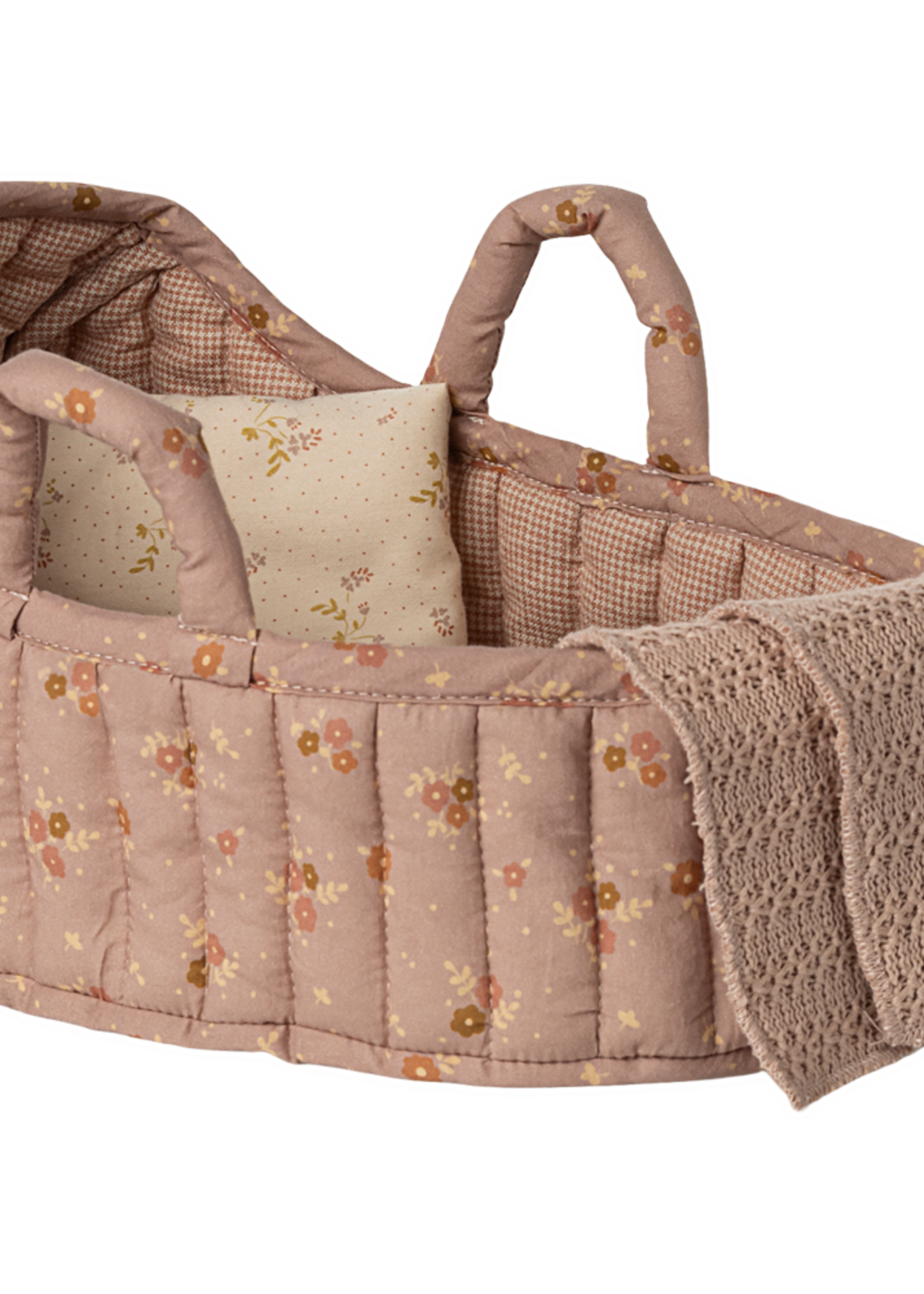 Maileg Carry Cot, Large Rose 11-5403-00