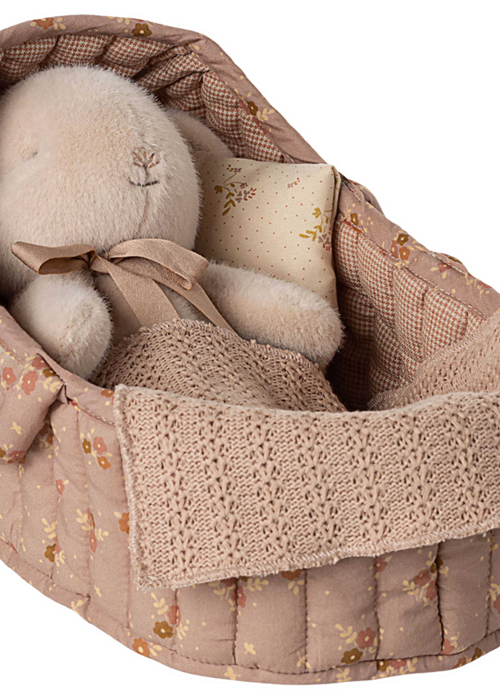 Maileg Carry Cot, Large Rose 11-5403-00