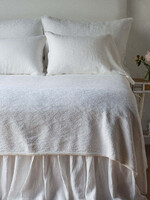 Bella Notte Bella Notte Adele King Coverlet Winter White