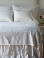 Bella Notte Bella Notte Adele Queen Coverlet Winter White