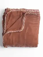 Bella Notte Bella Notte Carmen Throw Blanket Rouge