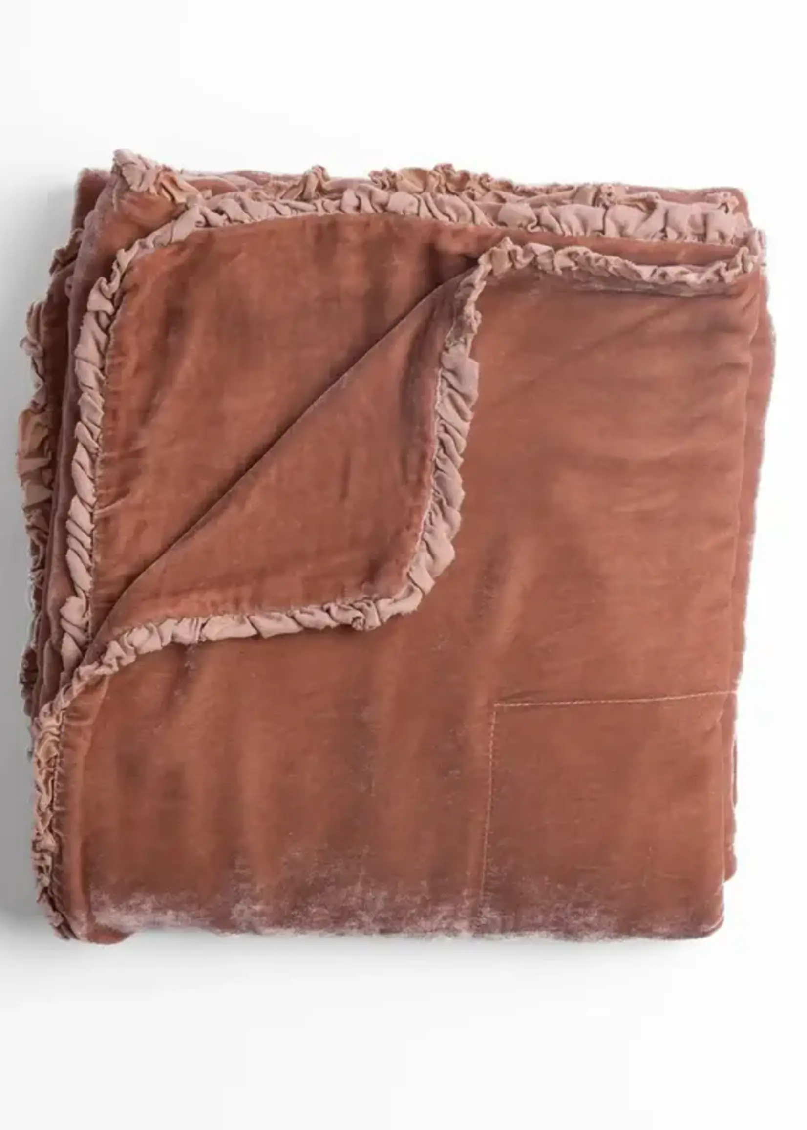 Bella Notte Bella Notte Carmen Throw Blanket Rouge