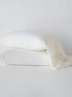 Bella Notte Bella Notte Linen Whisper Standard Pillowcase Winter White