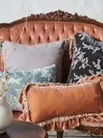 Bella Notte Bella Notte Loulah Accent Throw Pillow Moonlight Raw Edge