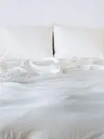 Bella Notte Bella Notte Madera Luxe King Duvet Cover Winter White