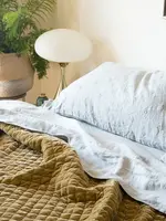Bella Notte Bella Notte Queen Silk Velvet Quilted Coverlet Honeycomb
