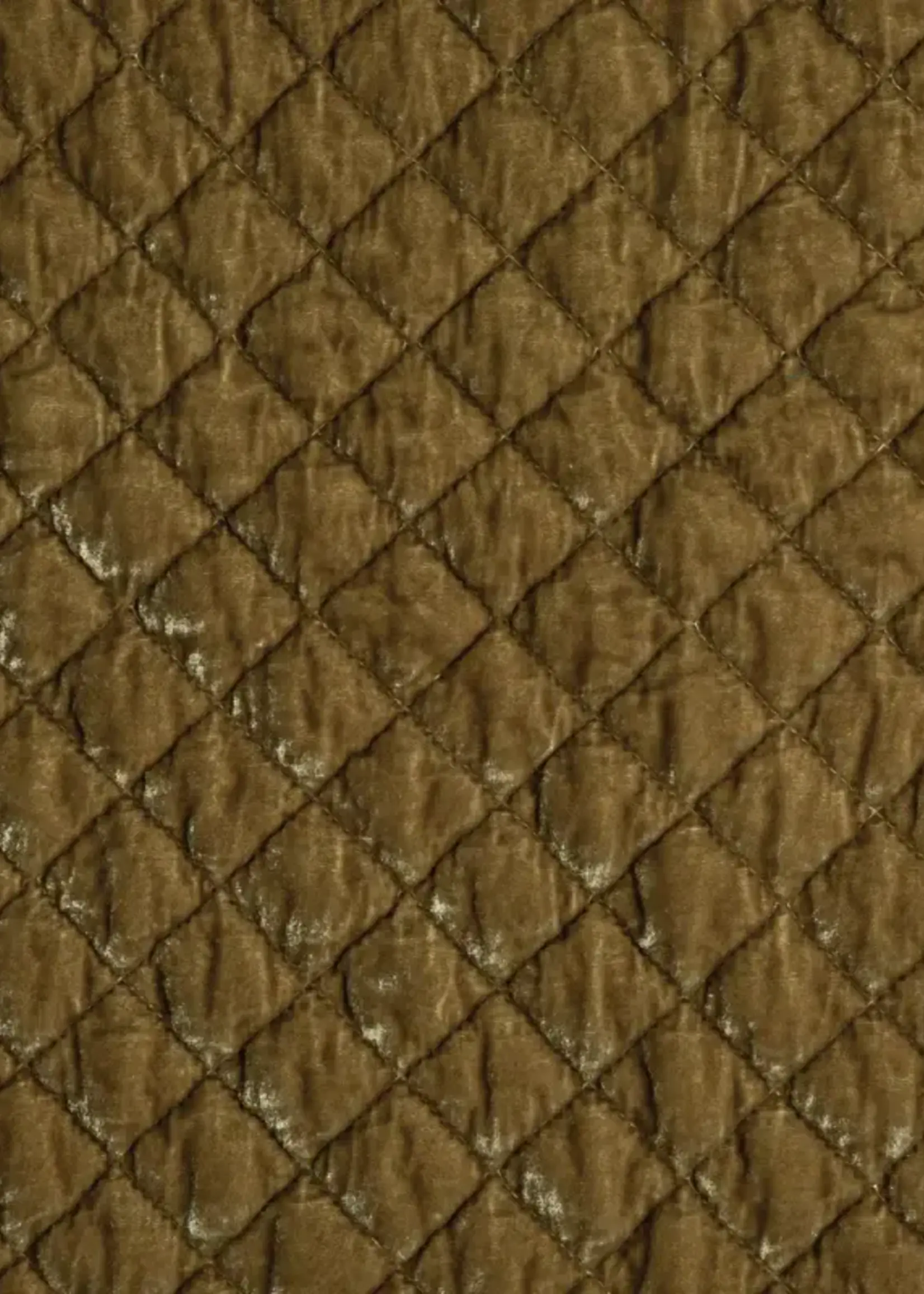 Bella Notte Silk Velvet Quilted Deluxe Sham Honeycomb - Thumbnail 3
