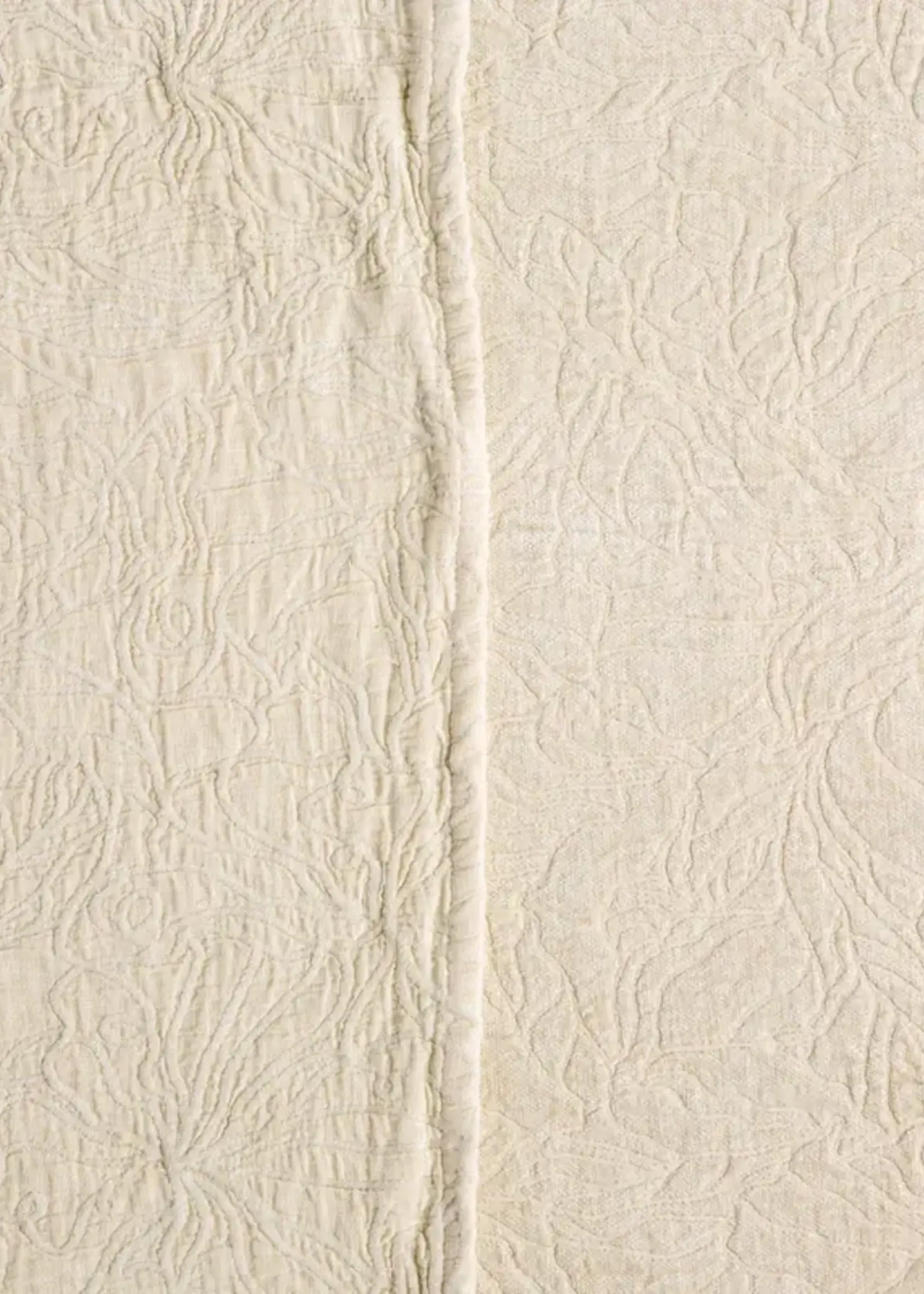Bella Notte Georgia Queen Bedspread,  PARCHMENT
